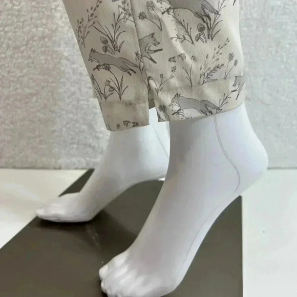 LC Lauren Conrad Runway Limited Edition Enchanted Woodlands Cropped Jumpsuit 6 - Picture 12 of 16